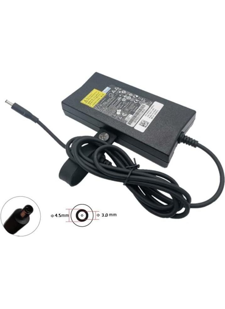Generic - 130W Charger laptop adapter for dell 19.5V 6.7A 4.5x3.0mm for Inspiron 15/13 7347 73487510 06TTY6 for Precision M2800 M3800 5510 DA130PM130 with UK Plug Cable - Image 1