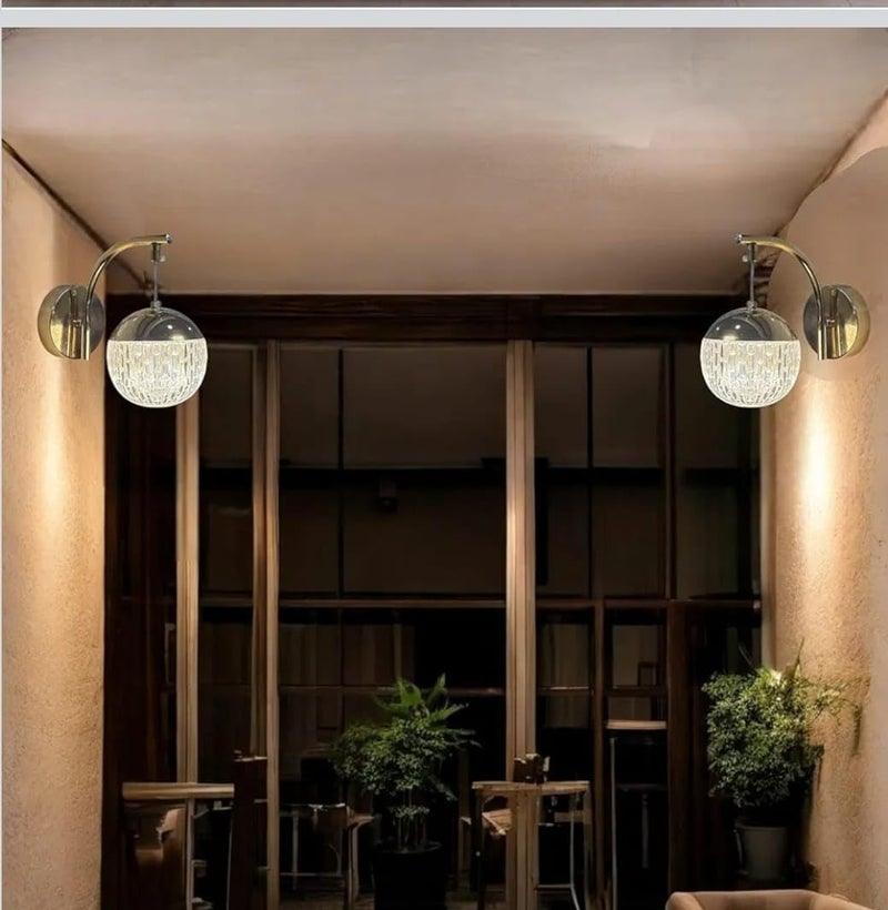 BrightLyt Wall Lights for Home Decoration, Wall Lamps for Bedroom/Living Room/Bedside, Led Wall Lamps for Restaurants/Hotels/Cafe (3 in 1 Natural, Cool and Warm) - Image 2