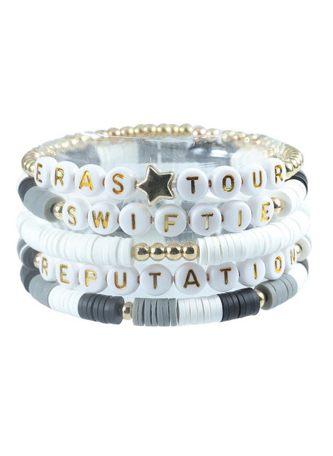 Taylor Swift Eras Tour Swiftie Bead Bracelet set