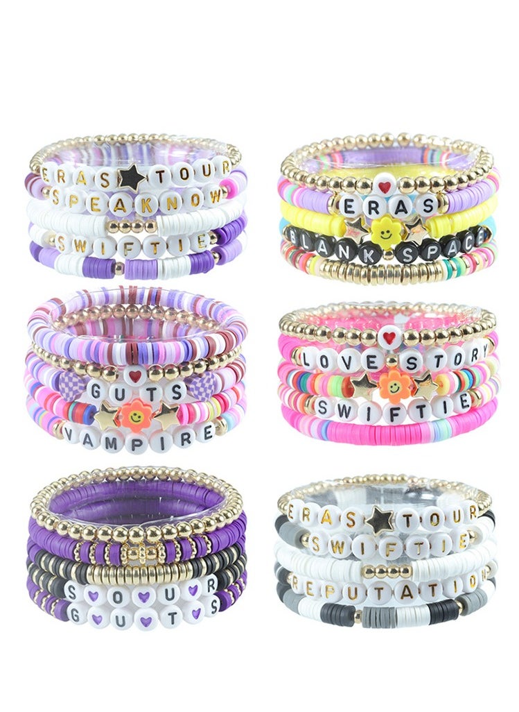 Taylor Swift Taylor Swift Eras Tour Swiftie Bead Bracelet set  - Image 2