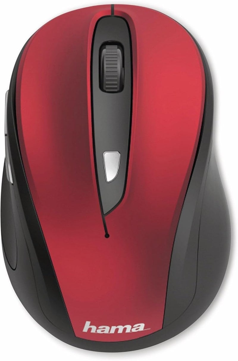 Hama ماوس هاما MW-400 اللاسلكي، 6 أزرار، ماوس بصري بتردد 2.4GHz مع مستقبل USB نانو، DPI قابل للتعديل (800/1200/1600)، تصميم مريح لليد اليمنى - Image 2