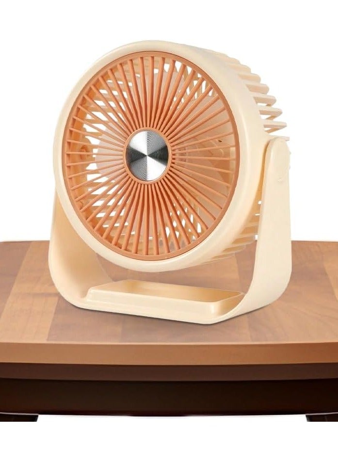 Portable Mini USB Desktop Handheld Fan 3 Speeds with Stand Multicolor - Image 1
