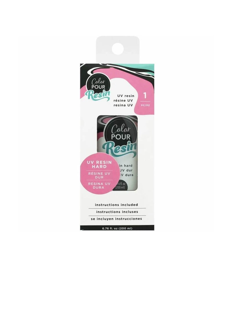 Color Pour Resin UV Resin Hard 6.76oz - Image 1