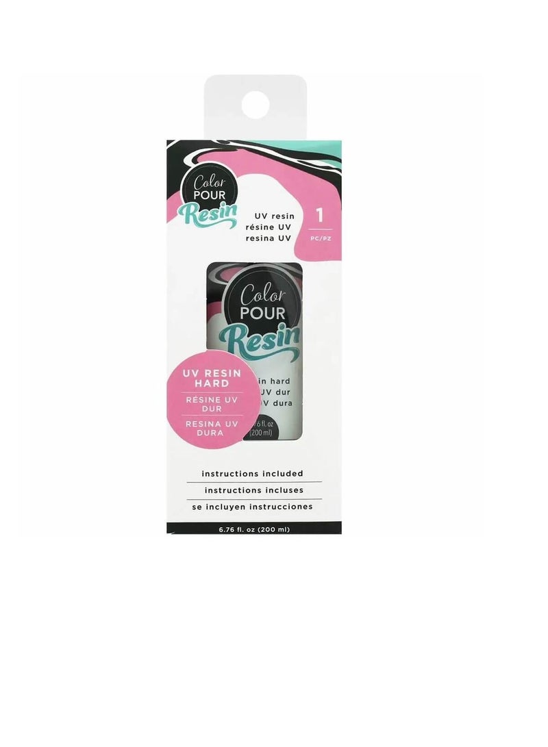 Color Pour Resin UV Resin Hard 6.76oz - Image 2