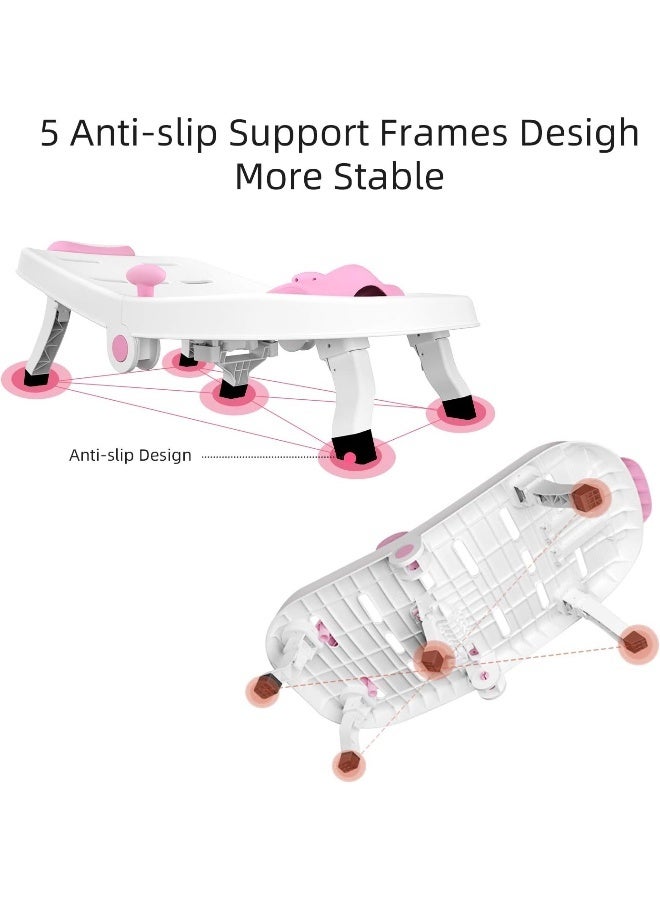 Fedicelly (Pink) - Toddler Shampoo Chair Girls Tools, Kids Hair Washing Bath Seat, Children Head Hair Rinser Chair (Pink) - Image 4