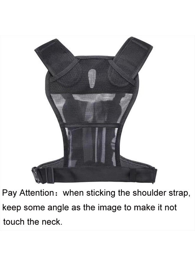Nicama Dual Shoulder Camera Strap for Two-Cameras, Carrier Chest Harness Vest with Mounting Hubs & Backup Safety Straps for DSLR Canon 6D 5D2 5D3 Nikon D800 D810 Sony A7S Sigma Olympus - Image 5
