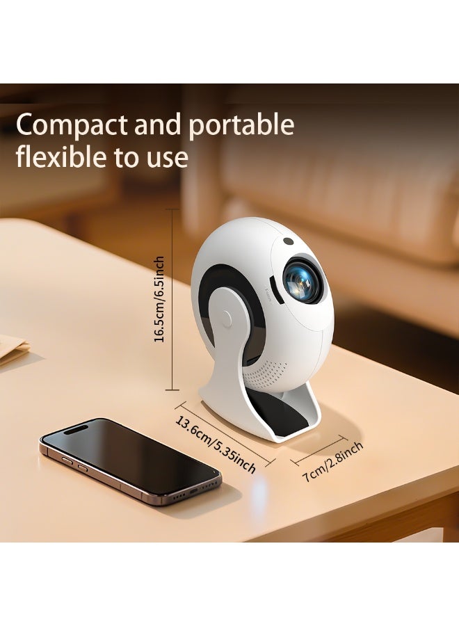 Mini Projector 270° Rotatable 1080P – Android 11 Smart Projector with 5G WiFi & Bluetooth 5.0 - Image 5