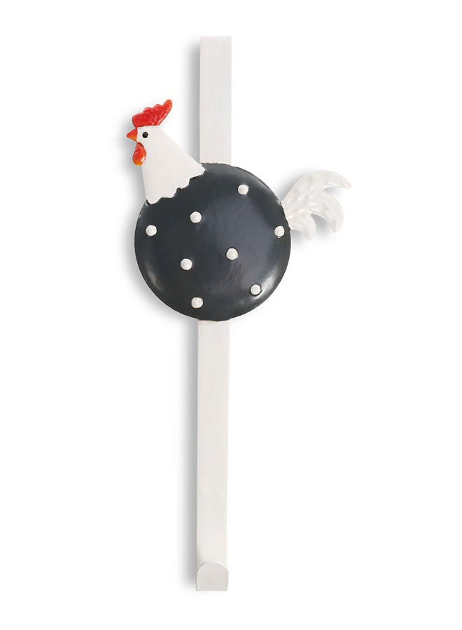 NIBEMINENT Chicken Door Hook Hanger Black/White/Red  - Image 1