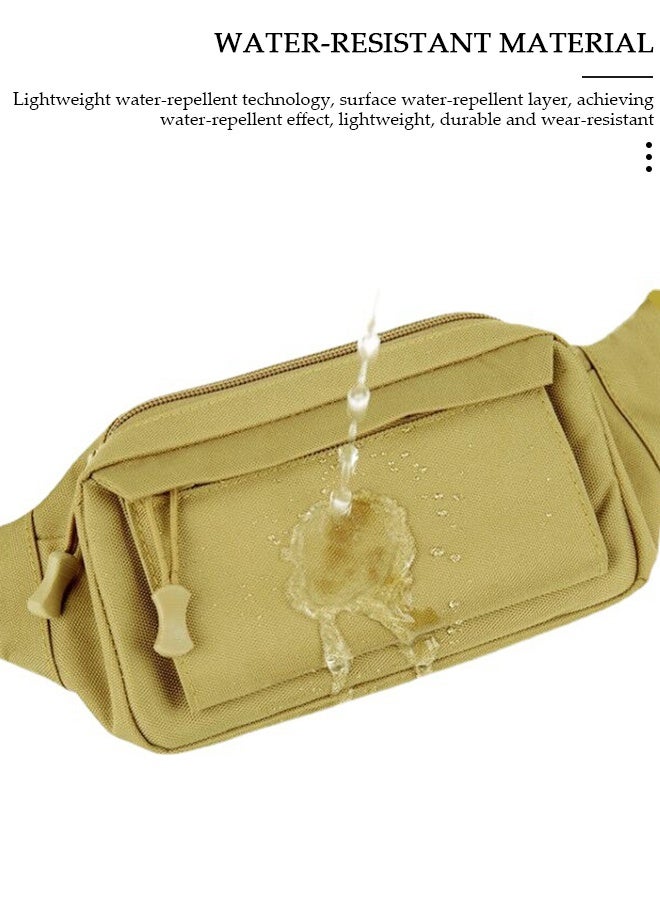 DUNISO Waist Pack for Men and Women Crossbody Waist Bag Pack Belt Bag Wallet for Travel Walking Running Hiking Cycling Outdoor Sports Easy Carry Any Phone Black - Image 2