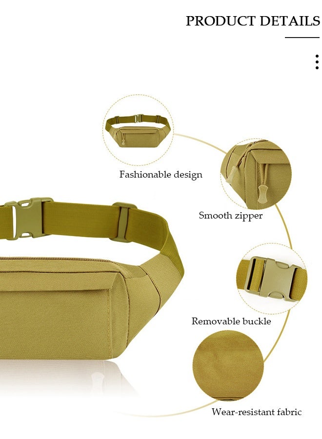 DUNISO Waist Pack for Men and Women Crossbody Waist Bag Pack Belt Bag Wallet for Travel Walking Running Hiking Cycling Outdoor Sports Easy Carry Any Phone Black - Image 5