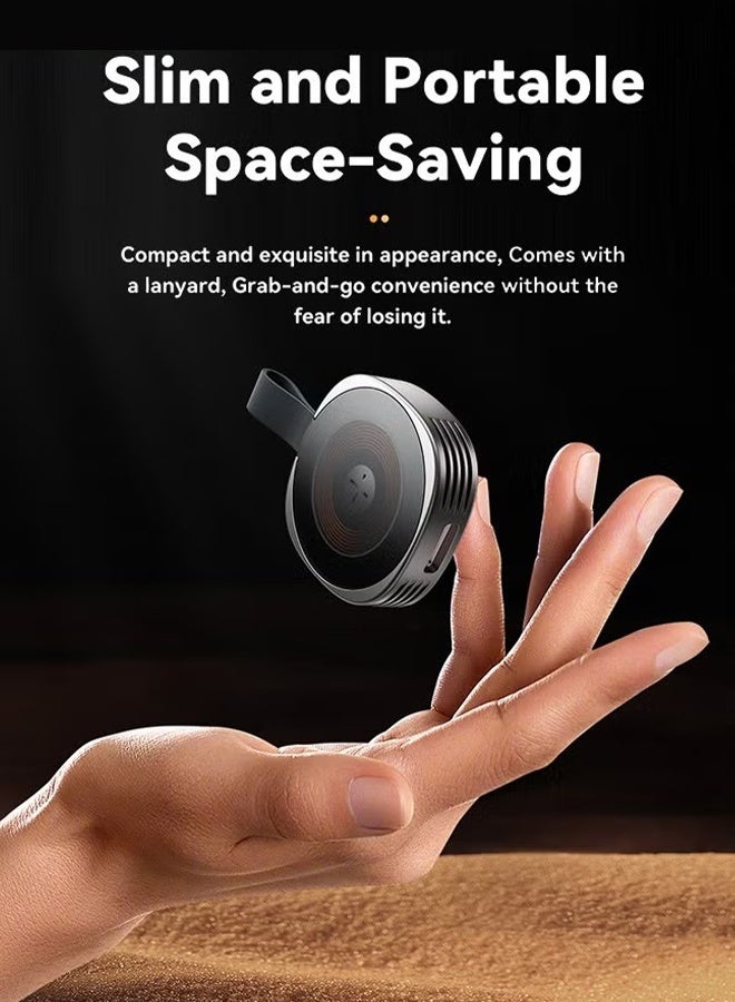 ESSAGER Magnetic Wireless Charger for Portable Apple Watch, Light Weight Magnetic Quick Charge, Compatible with All Apple Watch Models - Image 5