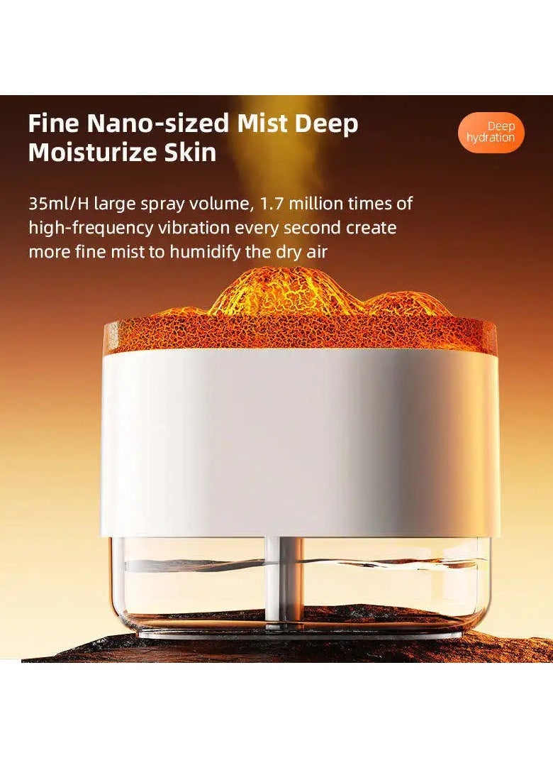 Volcano Humidifier Diffuser Unique Refreshing Mist Humidifier Great Gift Mini Desktop Humidifier Mist Diffuser for Bedroom Spa Relaxation  - Image 5