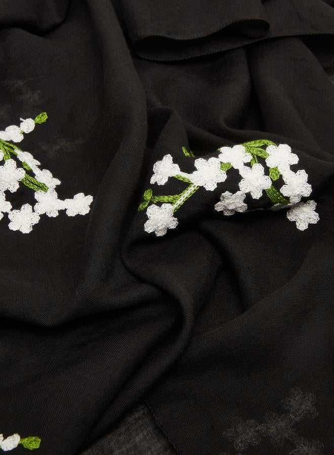 Styli Floral Embroidered Hijab  - Image 2