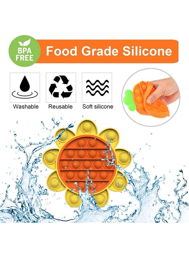 فنبلاست مجموعة FunBlast Pop it (عبوة من لعبتين Popit)، ألعاب أطفال، ألعاب فيدجيت، لعبة Pop it، لعبة Push Pop Bubble Fidget الحسية، لعبة تخفيف التوتر Fidget الحسية، هدايا مبتكرة للبنات والأولاد والأطفال (18) - Image 5