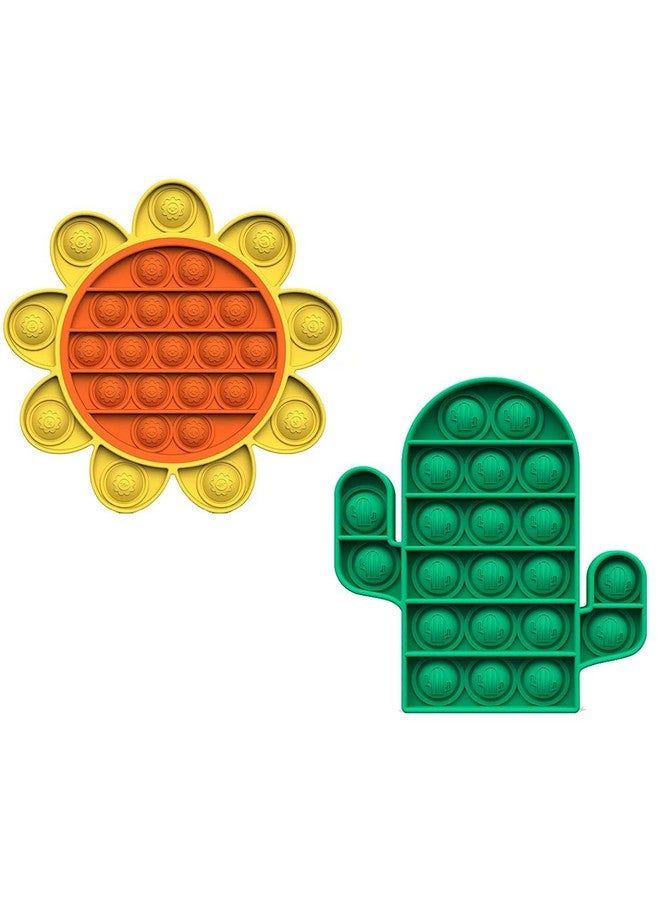 فنبلاست مجموعة FunBlast Pop it (عبوة من لعبتين Popit)، ألعاب أطفال، ألعاب فيدجيت، لعبة Pop it، لعبة Push Pop Bubble Fidget الحسية، لعبة تخفيف التوتر Fidget الحسية، هدايا مبتكرة للبنات والأولاد والأطفال (18) - Image 1