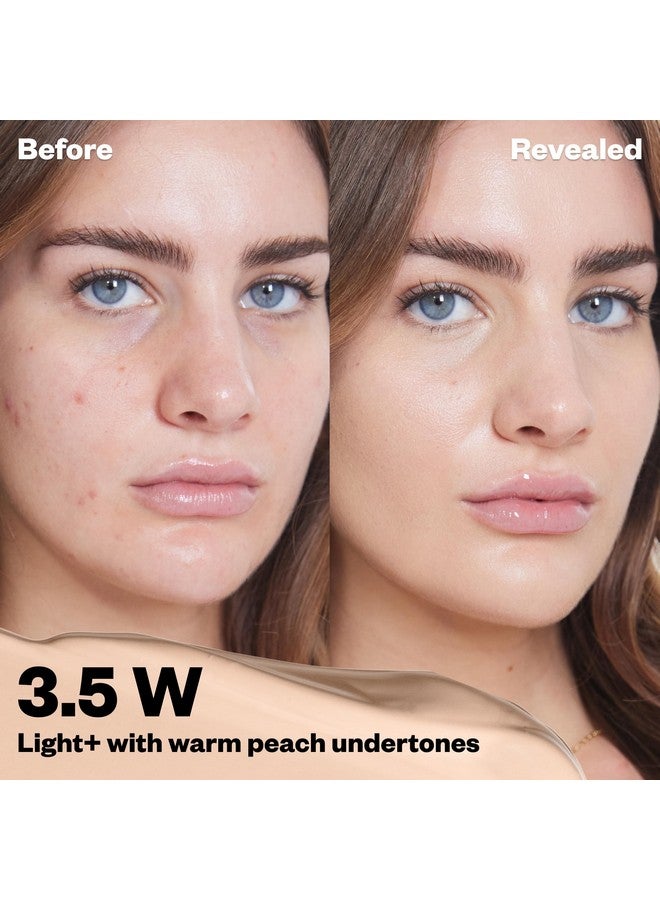 كوساس خافي عيوب كوساس ريفيلر - مكياج بتغطية متوسطة مع حمض الهيالورونيك، يخفي الهالات السوداء تحت العينين والبقع الداكنة والشوائب، ويفتح البشرة ويرطبها، ويدوم طويلاً، وهو نباتي (درجة اللون 3.5 واط) - Image 1