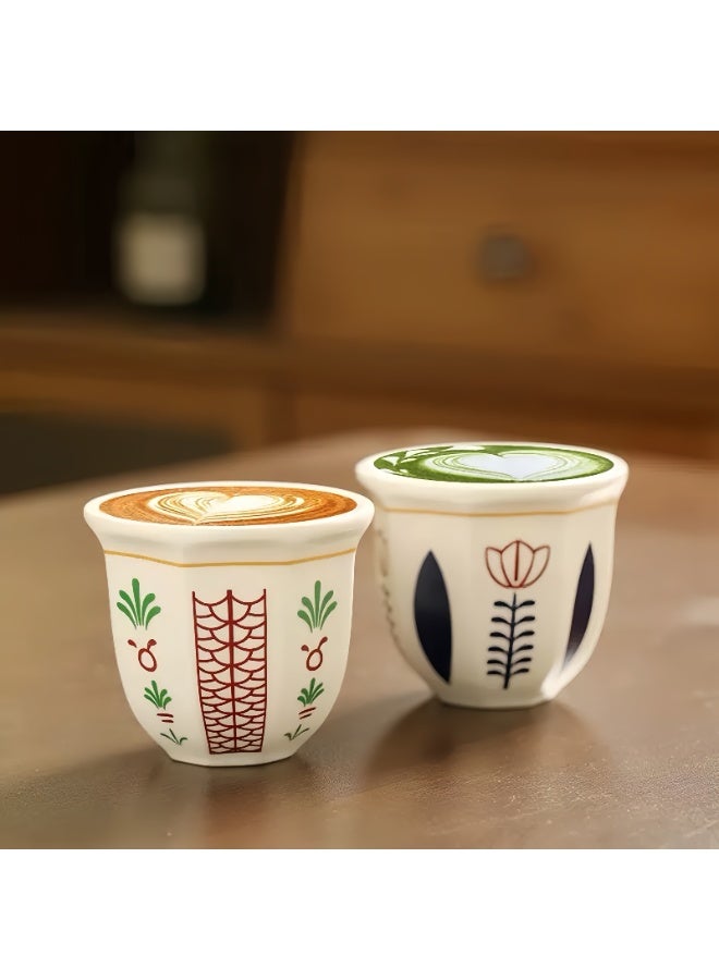 لي يوان أكواب القهوة السيراميكية - Image 2