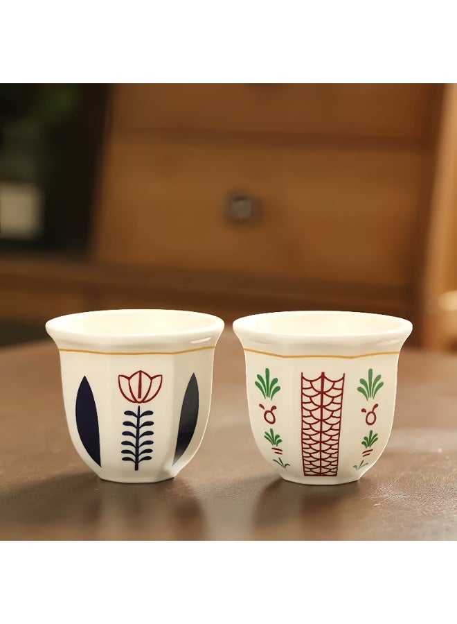 لي يوان أكواب القهوة السيراميكية - Image 1