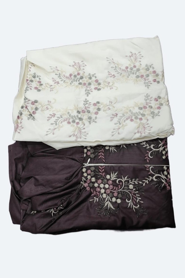 2 embroidered cotton prayer shawls, very soft and comfortable, includes a veil, covers the entire body, one size fits all