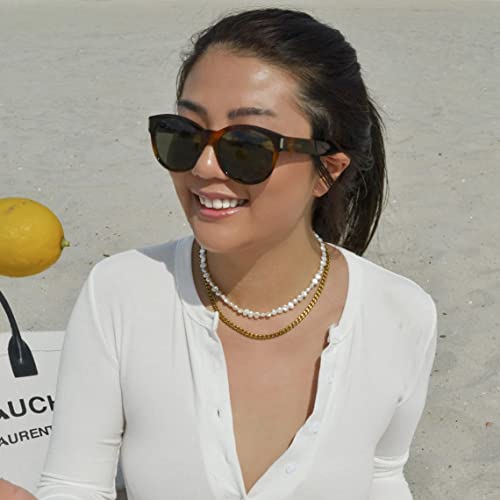 NUZON 6-7mm Baroque Pearl Choker Necklace for Women Natural Freshwater White Pearl Beaded Necklace Strand Elegant Summer Layering Jewelry 16" - Image 2
