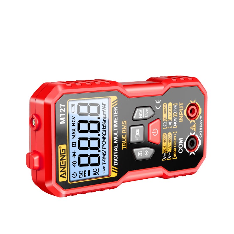 ANENG M127 Smart Multimeter, 4000 Counts AC DC Voltage Tester with NCV Sensing Ohmmeter Zero-Fire Line Detection Multifunctional Electrical Meter Tools - Image 5