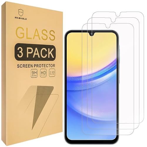 Mr Shield Mr.Shield Screen Protector compatible with Samsung Galaxy A16 5G / Galaxy A16 4G LTE [Tempered Glass] [3-Pack] [Japan Glass with 9H Hardness] - Image 1