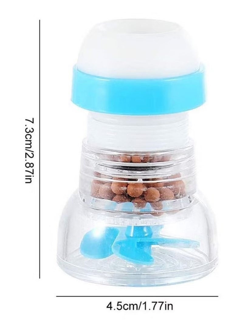 مجموعة من 3 قطع من فلتر مياه صنبور المطبخ، صنبور دش مضاد للرذاذ، فوهة تلسكوبية دوارة 360 درجة لتوفير المياه، صنبور فلتر للمطبخ والحمام، مناسب للصنابير القياسية - Image 3