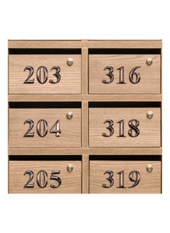 Excefore 3D Mailbox Numbers 0-9 Self-Adhesive 2 Inch Address Number Stickers | Waterproof and Durable | Easy to Install | Ideal for Home, Office, and More (Bronze,10 Pieces)  - Image 4