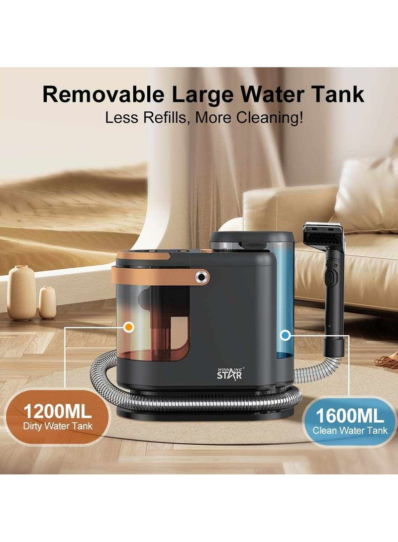 Winning Star Dry & Wet Spot Vacuum Cleaner Machine ST4605 - Powerful 15000PA Suction - Removable Large Water Tank with 4 Versatile Brush Heads for Deep Cleaning carpets, Fabrics, tiles, car Seat - Image 3