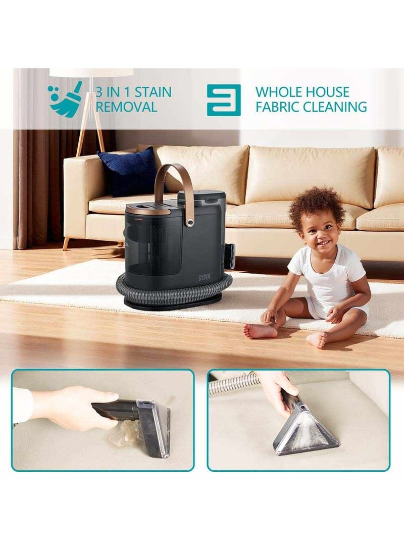 Winning Star Dry & Wet Spot Vacuum Cleaner Machine ST4605 - Powerful 15000PA Suction - Removable Large Water Tank with 4 Versatile Brush Heads for Deep Cleaning carpets, Fabrics, tiles, car Seat - Image 4