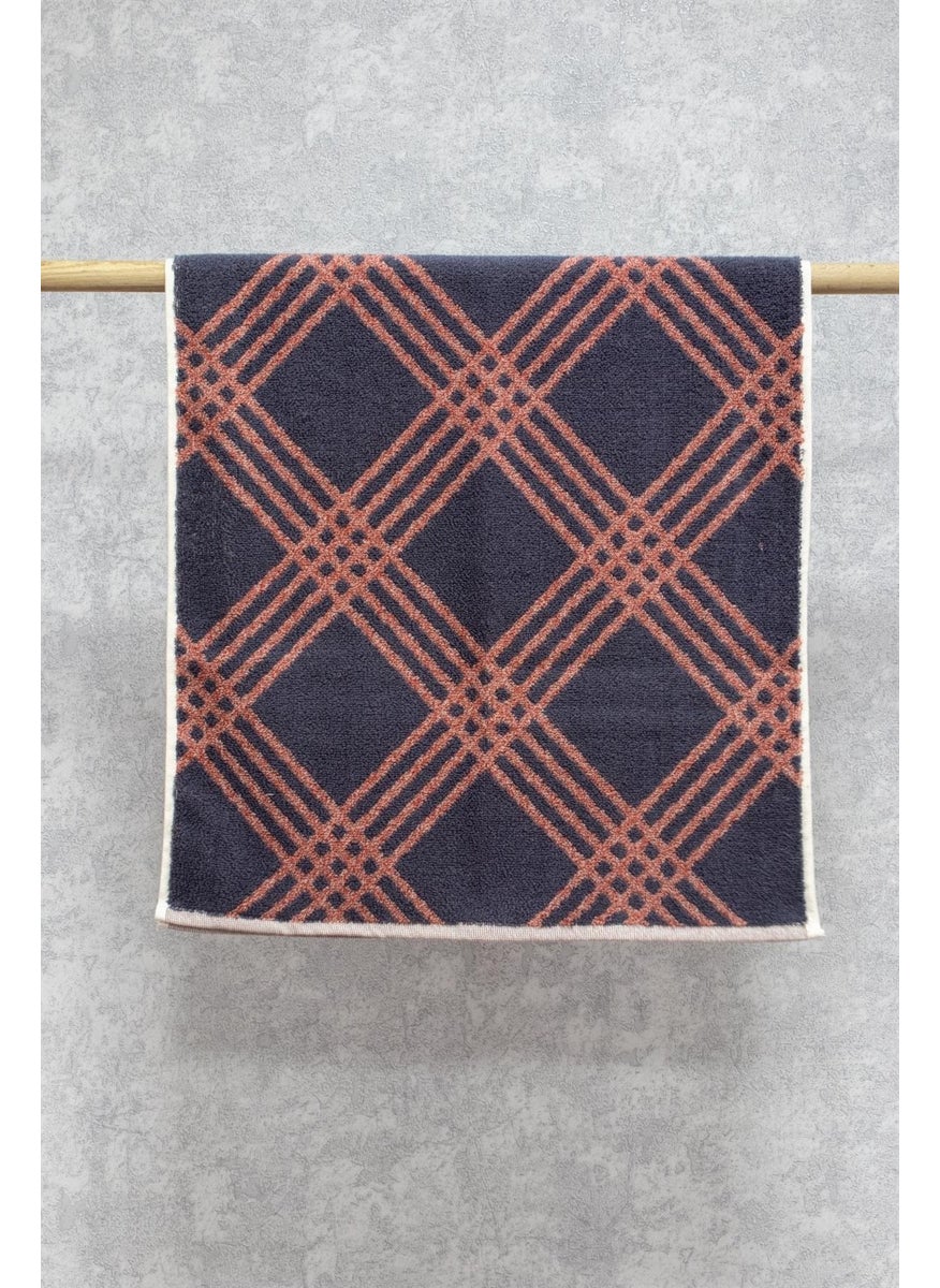 class Combed Cotton 50 x 100 cm Yarn Dyed 2 Piece Set Diamond V2  - Image 2
