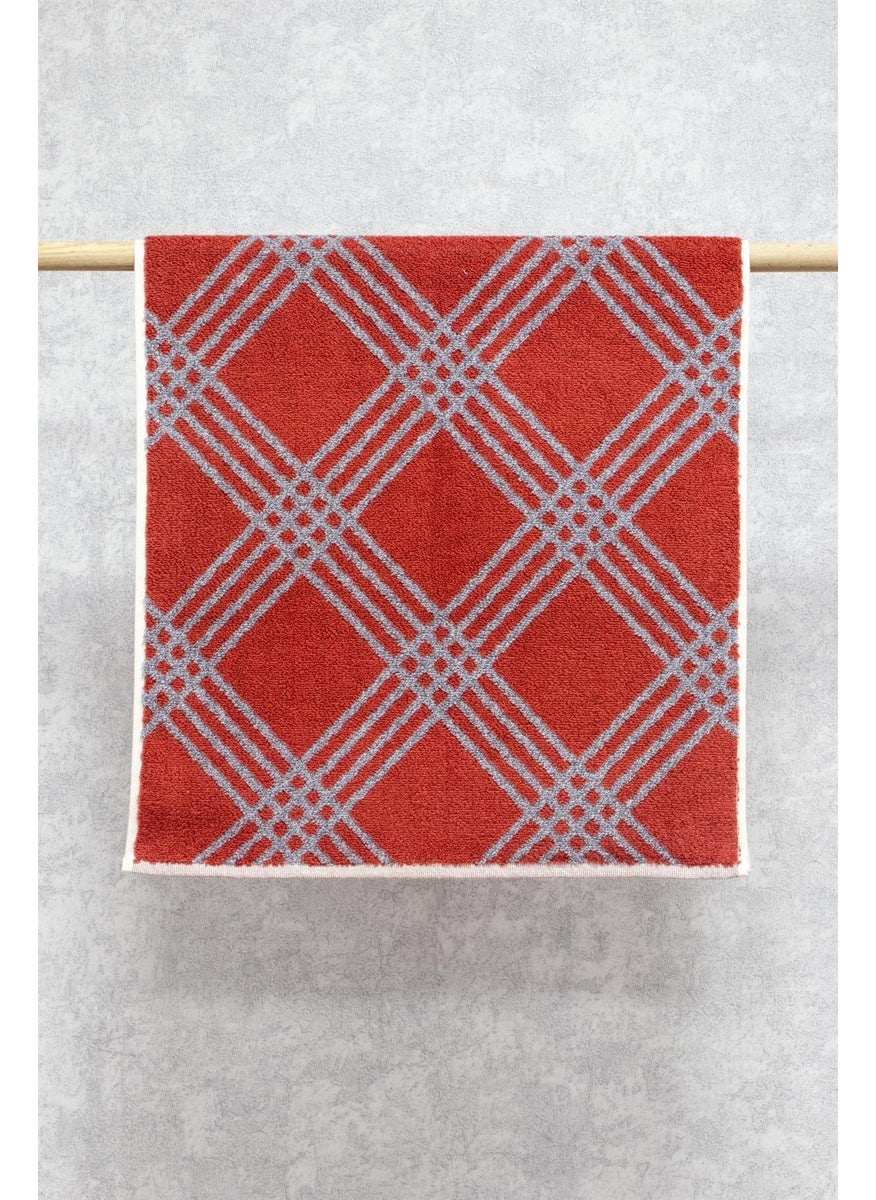 class Combed Cotton 50 x 100 cm Yarn Dyed 2 Piece Set Diamond V2  - Image 3