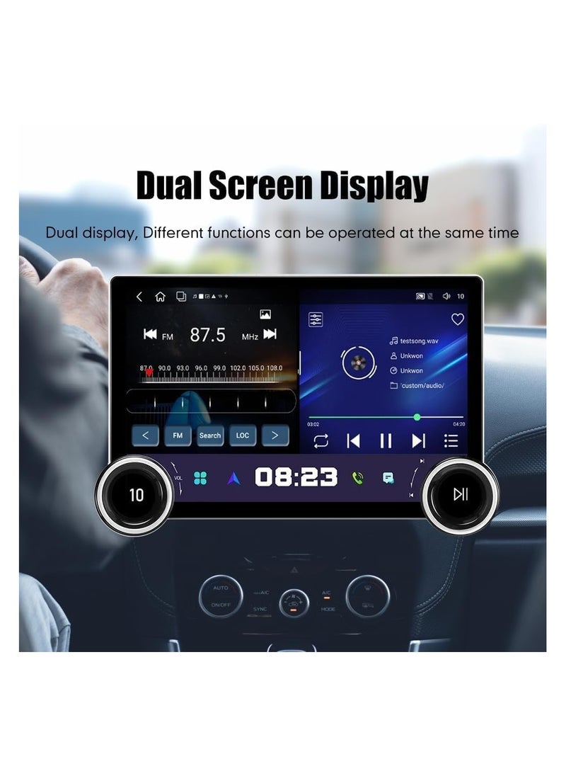 SHEZA STAR Android Car Stereo for Toyota Land Cruiser GXR LC200 Diamond 2K 2008-2015 4GB RAM 64GB ROM with Carplay, M-Link Wi-Fi BT, Radio GPS, 11.8 Inch IPS Touch Screen with AHD Camera (Double Knob)  - Image 5