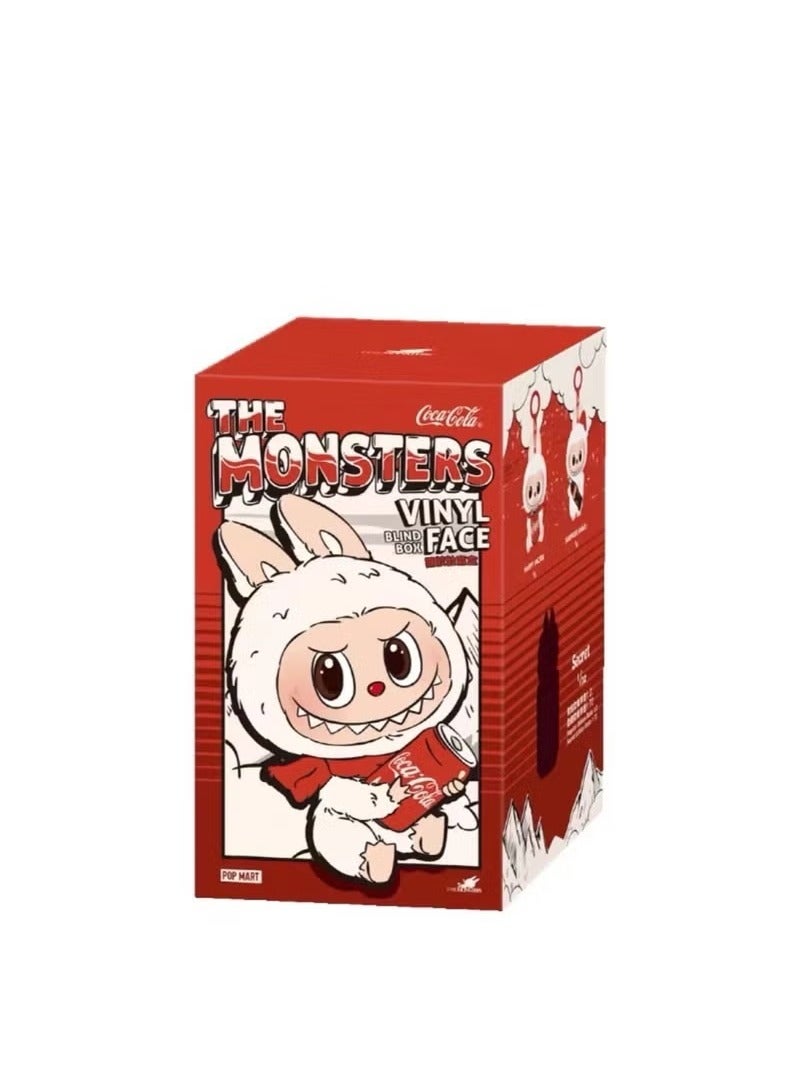 Pop Mart x Bobo & Coco Labubu Coca Cola Series Vinyl Plush Pendant Single Face Blind Box Coke Labubu Plush Toys Doll - Image 1