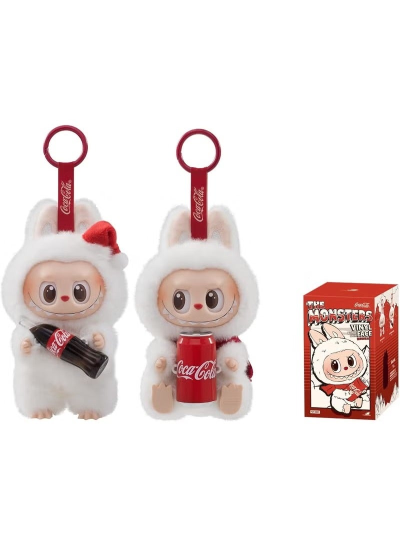 Pop Mart x Bobo & Coco Labubu Coca Cola Series Vinyl Plush Pendant Single Face Blind Box Coke Labubu Plush Toys Doll - Image 2