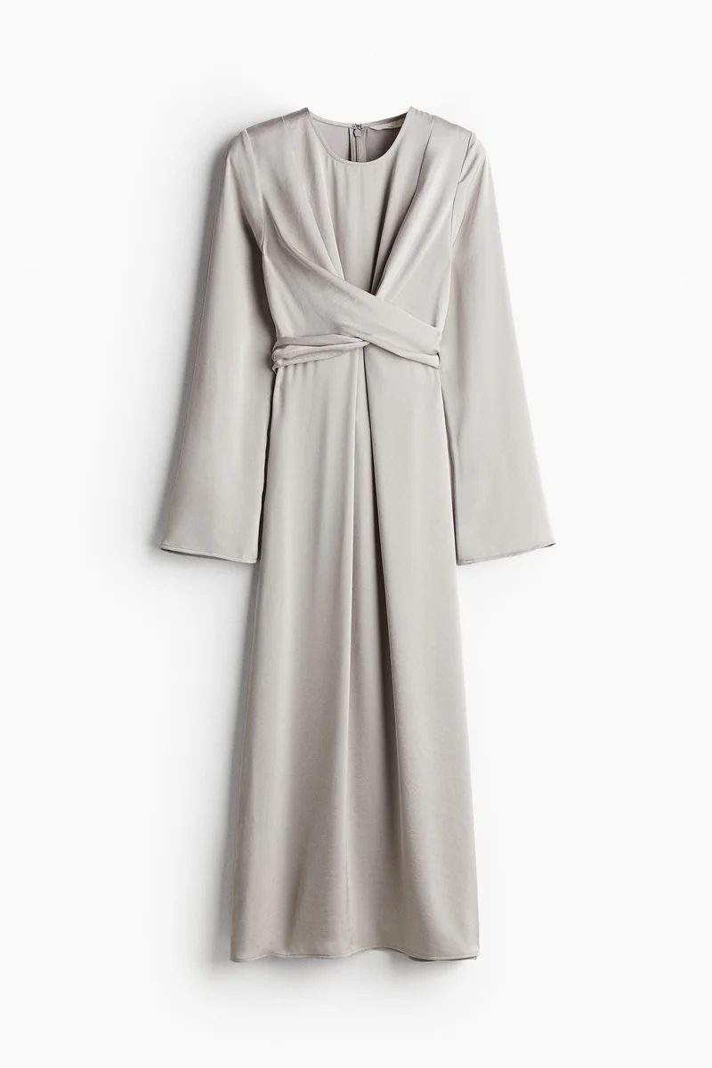 H&M MAMA Satin nursing dress