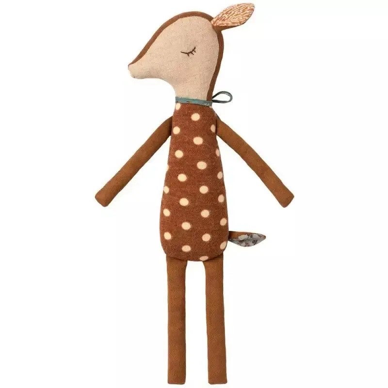 Y&D Cute Animal Stuffed Simulation Fluffy Bambi Deer Dolls Soft Plush Toy for Kids Girls Boys for Birthday Baby Gifts PP Cotton - Image 2