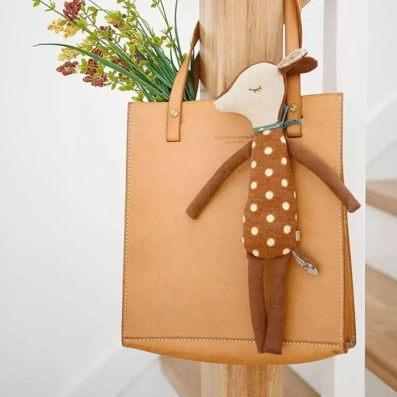 Y&D Cute Animal Stuffed Simulation Fluffy Bambi Deer Dolls Soft Plush Toy for Kids Girls Boys for Birthday Baby Gifts PP Cotton - Image 5