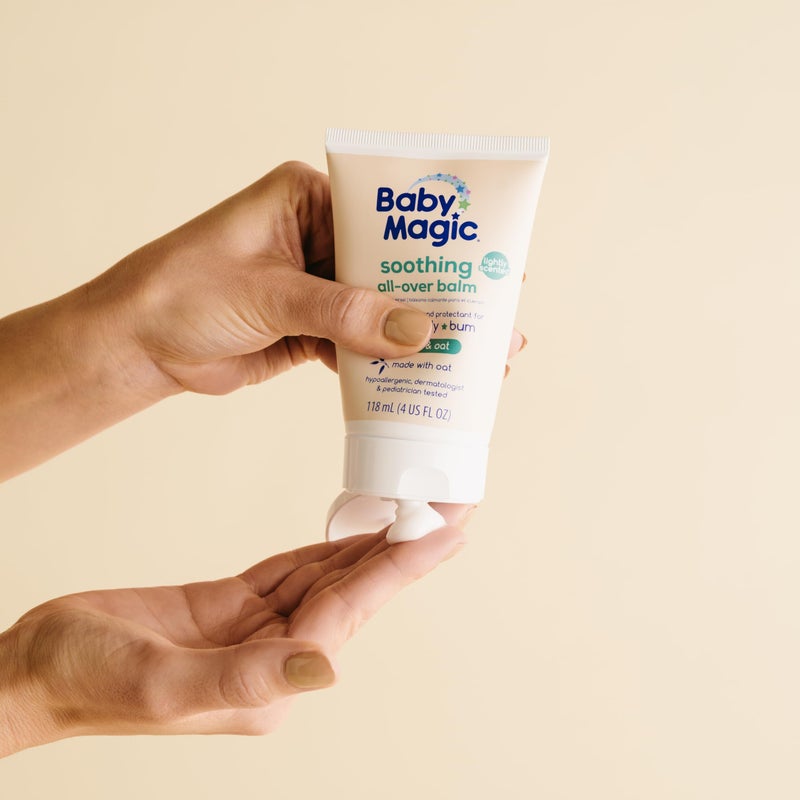 Baby Magic Soothing All-Over Balm, Vanilla & Oat, Hypoallergenic, 4 oz - Image 3