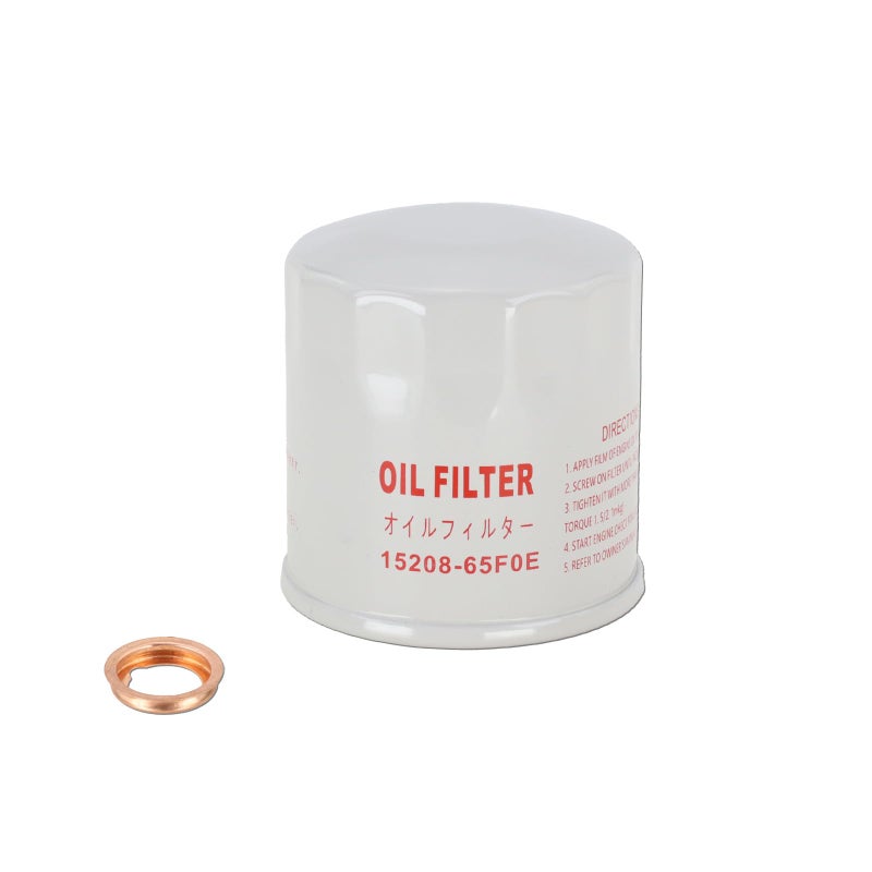 Kefly 1520865F0E Engine Oil Filters Fits for Nissan Rogue Altima Frontier Pathfinder Kicks Infiniti with Drain Plug Gasket 11026JA00A 1 PCS