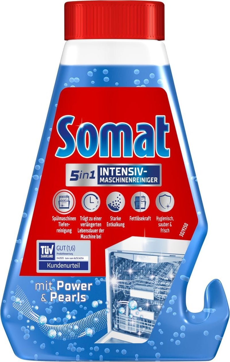 Somat Dishwasher Cleaning Kit Consisting of Intensive Machine Cleaner (250 ml) & Duo Machine Cleaner Tabs (Pack of 3) - Image 2
