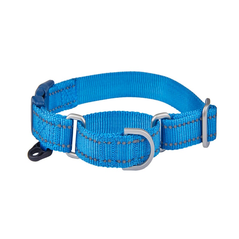 YUDOTE Reflective Martingale Collar for Dogs with Quick Snap Buckle Anti-Pull Nylon Safe Slip Collars for Easy Walking,Blue,Medium - Image 4