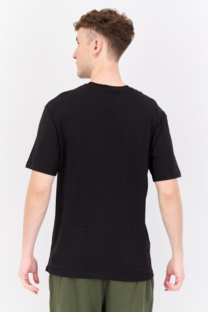 PUMA Men Relaxed Fit Short Sleeve Outdoor T-Shirts, Black/White - Image 4