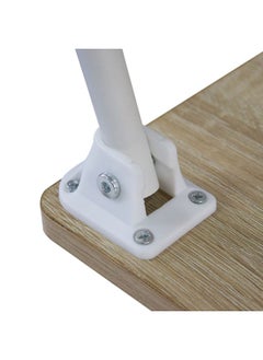 DANUBE HOME Wayne Folding Table - Light Oak / White  - Image 4