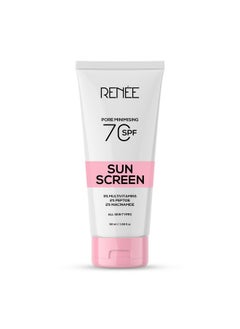 Renee Pore Minimizing Sunscreen Spf 70 With 2% Niacinamide For All Skins 2% Peptide & 3% Multivitamins 50Ml  - Image 1