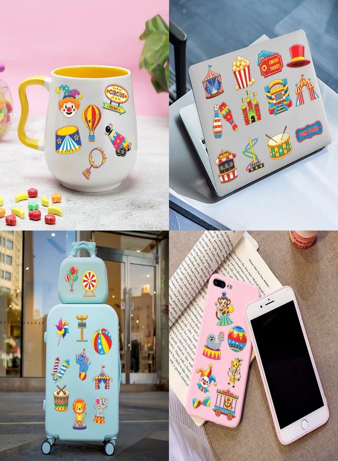91TATTOOS 96 Pre Cut Temporary Tattoos Circus Clown Kids Souvenirs Accessories and Decorations for Birthday Party Adorable Tattoos - Image 5