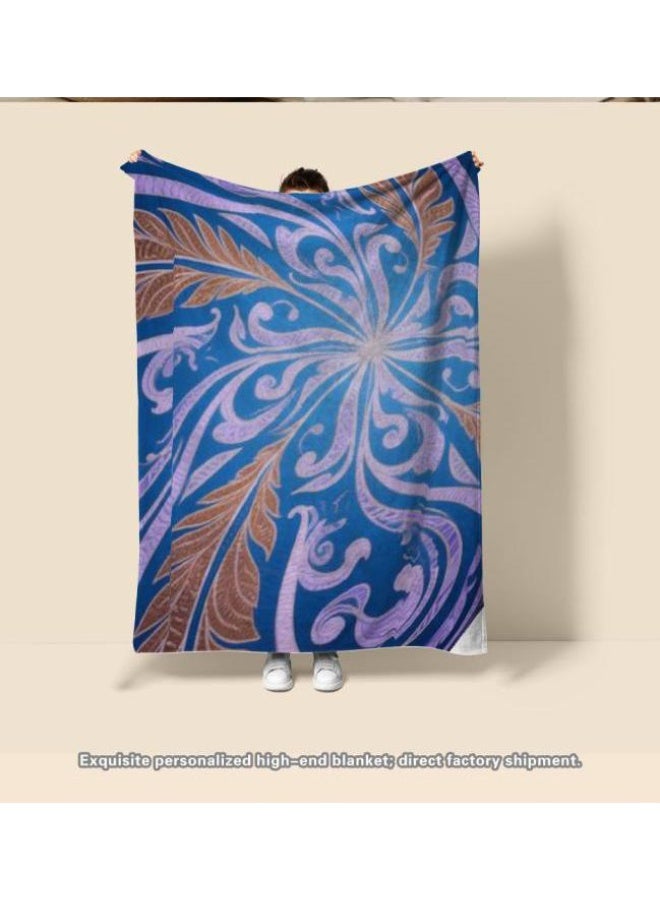 general Traditional flannel thin blanket (warm and comfortable, suitable for sleeping, playing games, dust removal and sandproof) 150cm*200cm - 6 - Image 4