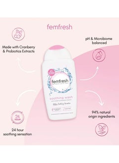 femfresh Soothing Wash 250ml - pzsku/Z7D72EB8450B16C0A2A1FZ/45/_/1740289452/afd20f9d-98d9-4ffc-b75f-e786c18a8a52