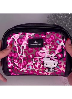 Impressions Vanity Hello Kitty Travel Pouch With Removable Center Divider And Double Zippered Pockets Waterproof Makeup Bag Perfect For Cosmetic And Brushes Transparent Makeup Bags For Women - pzsku/Z7D72EF2150CDC11326B2Z/45/_/1719338252/6f61d5dd-e406-445a-be49-062b6bb5b25a