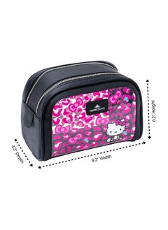 Impressions Vanity Hello Kitty Travel Pouch With Removable Center Divider And Double Zippered Pockets Waterproof Makeup Bag Perfect For Cosmetic And Brushes Transparent Makeup Bags For Women - pzsku/Z7D72EF2150CDC11326B2Z/45/_/1719338254/1c7dc7dd-d72c-48b0-83ce-ed8c40830ccc